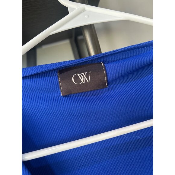 OW Collection Midnight Maxi Dress Dark Blue Womens Size Small - Picture 10 of 13